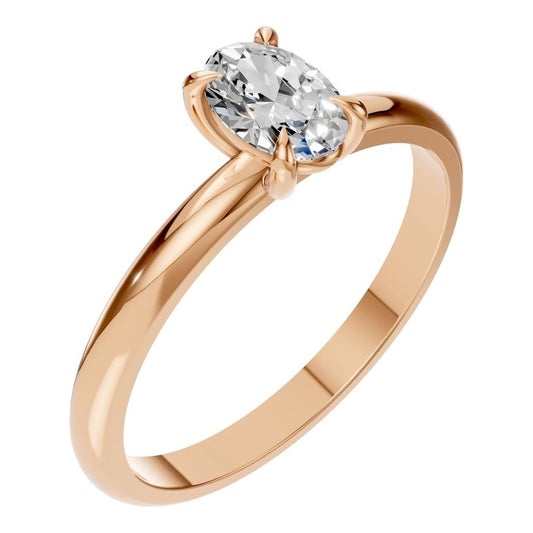 RI-5383 Rose Gold Ring SET - Main View