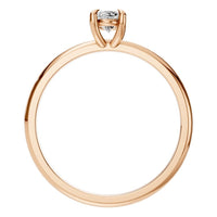 RI-5383 Rose Gold Ring SET - Top View