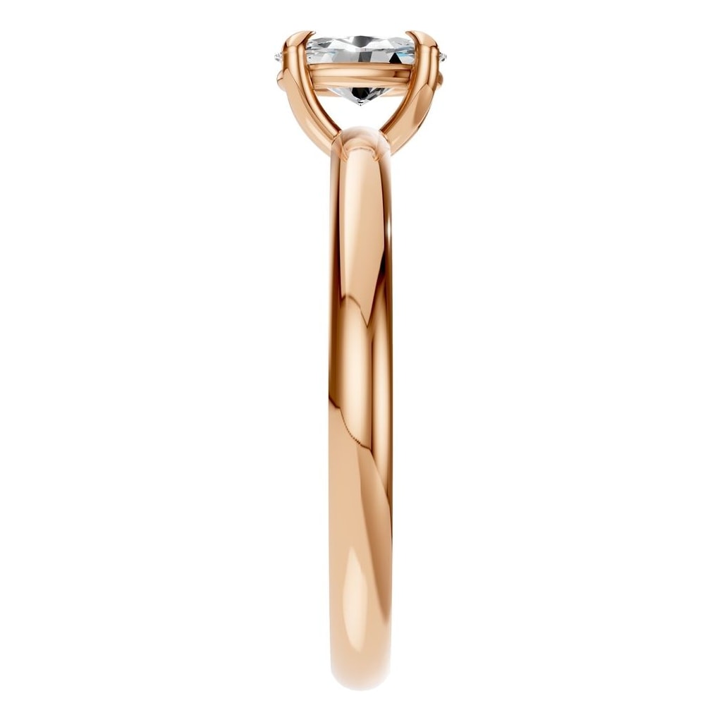 RI-5383 Rose Gold Ring SET - Side View