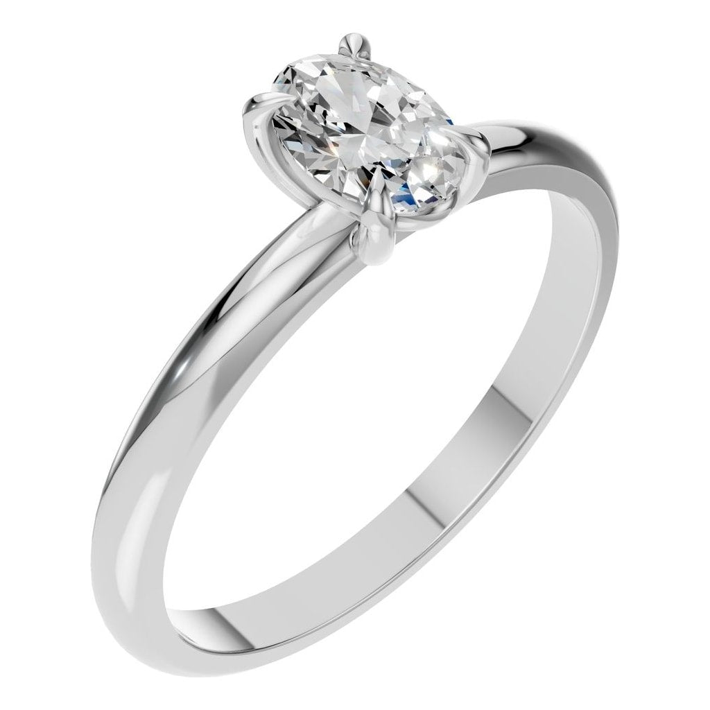 RI-5383 White Gold Ring SET - Main View