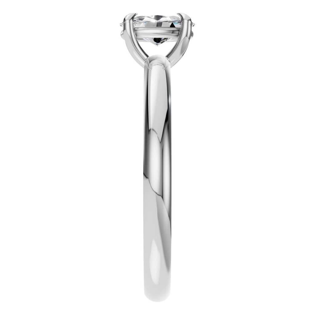 RI-5383 White Gold Ring SET - Side View