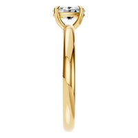 RI-5383 Yellow Gold Ring SET - Side View