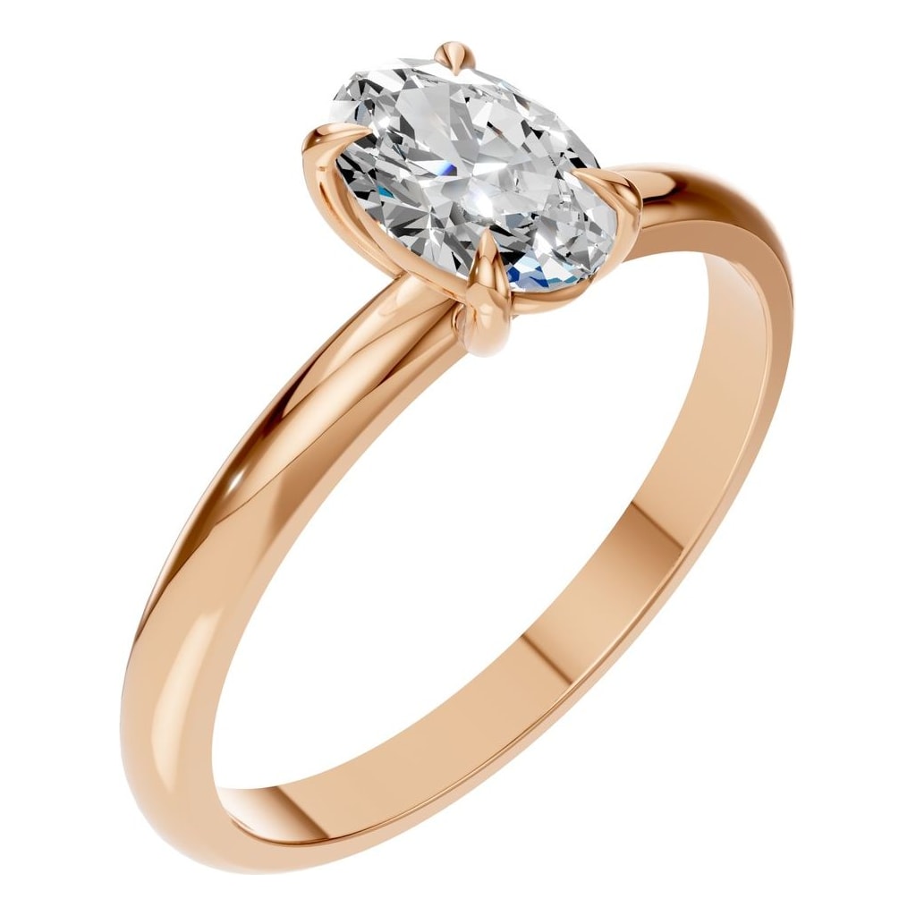 RI-5383 Rose Gold Ring SET - Main View
