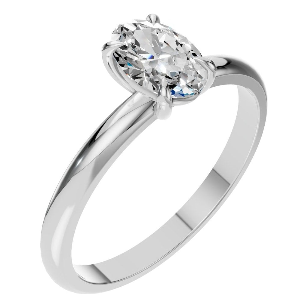 RI-5383 White Gold Ring SET - Main View