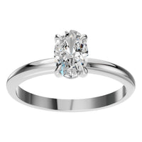 RI-5383 White Gold Ring SET - Front View