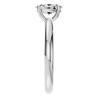 RI-5383 White Gold Ring SET - Side View