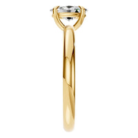 RI-5383 Yellow Gold Ring SET - Side View