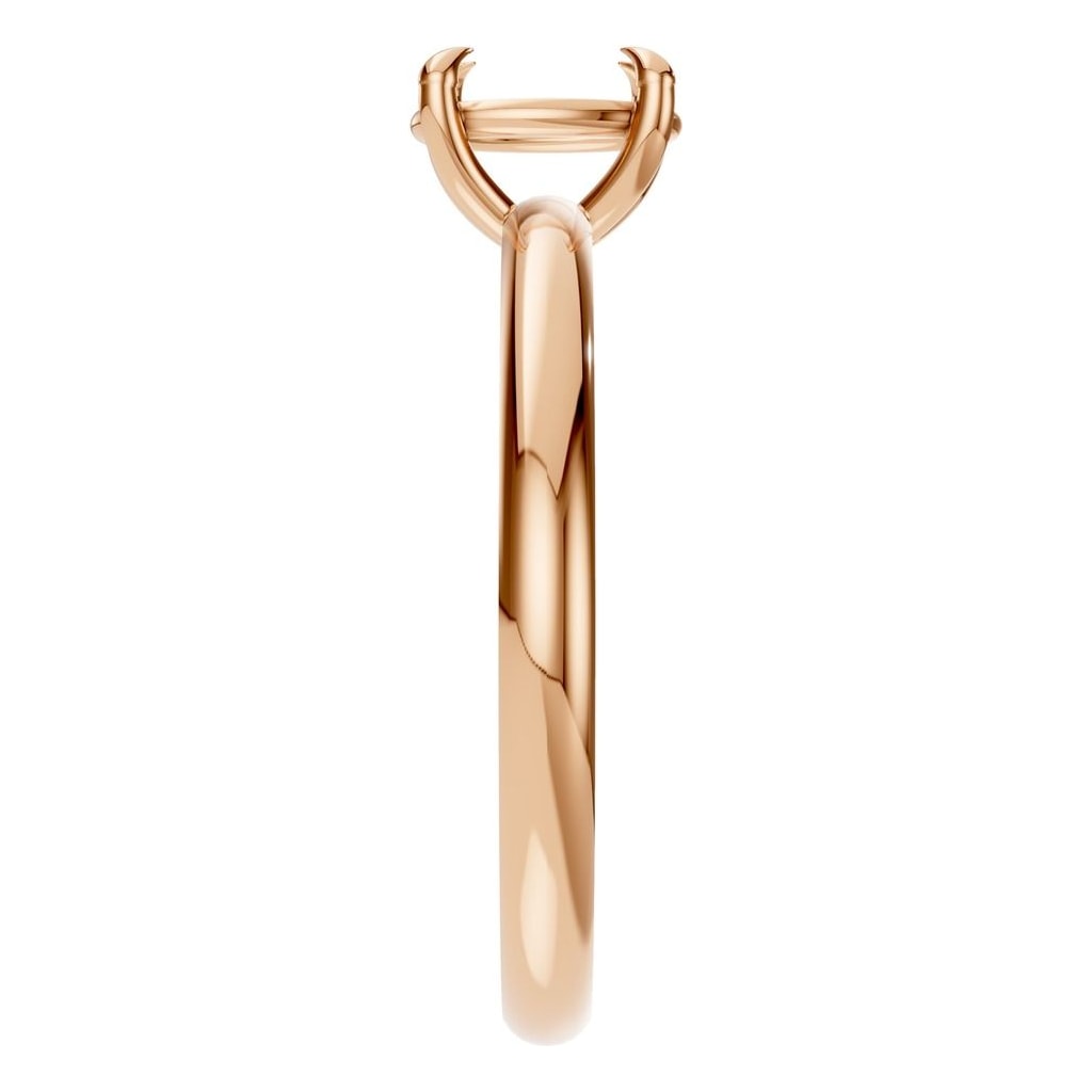 RI-5383 Rose Gold Ring UNSET - Side View