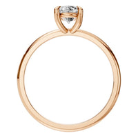 RI-5383 Rose Gold Ring SET - Top View