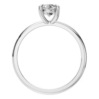RI-5383 White Gold Ring SET - Top View