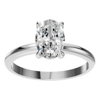 RI-5383 White Gold Ring SET - Front View
