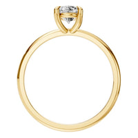 RI-5383 Yellow Gold Ring SET - Top View