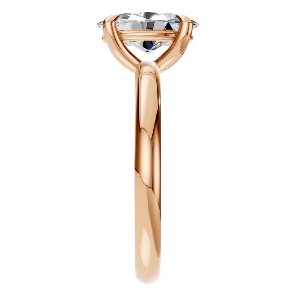 RI-5383 Rose Gold Ring SET - Side View