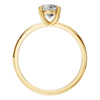 RI-5383 Yellow Gold Ring SET - Top View