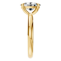 RI-5383 Yellow Gold Ring SET - Side View