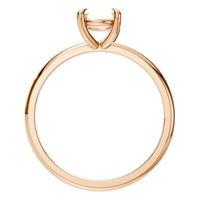 RI-5383 Rose Gold Ring UNSET - Top View