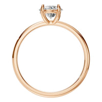 RI-5383 Rose Gold Ring SET - Top View