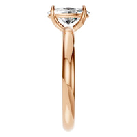 RI-5383 Rose Gold Ring SET - Side View