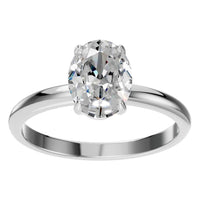 RI-5383 White Gold Ring SET - Front View