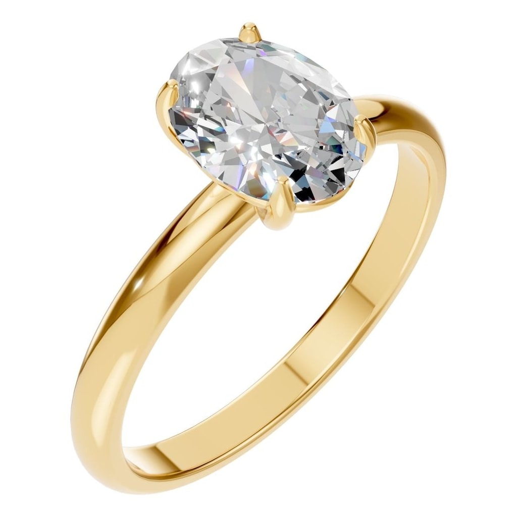 RI-5383 Yellow Gold Ring SET - Main View