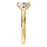 RI-5383 Yellow Gold Ring SET - Side View