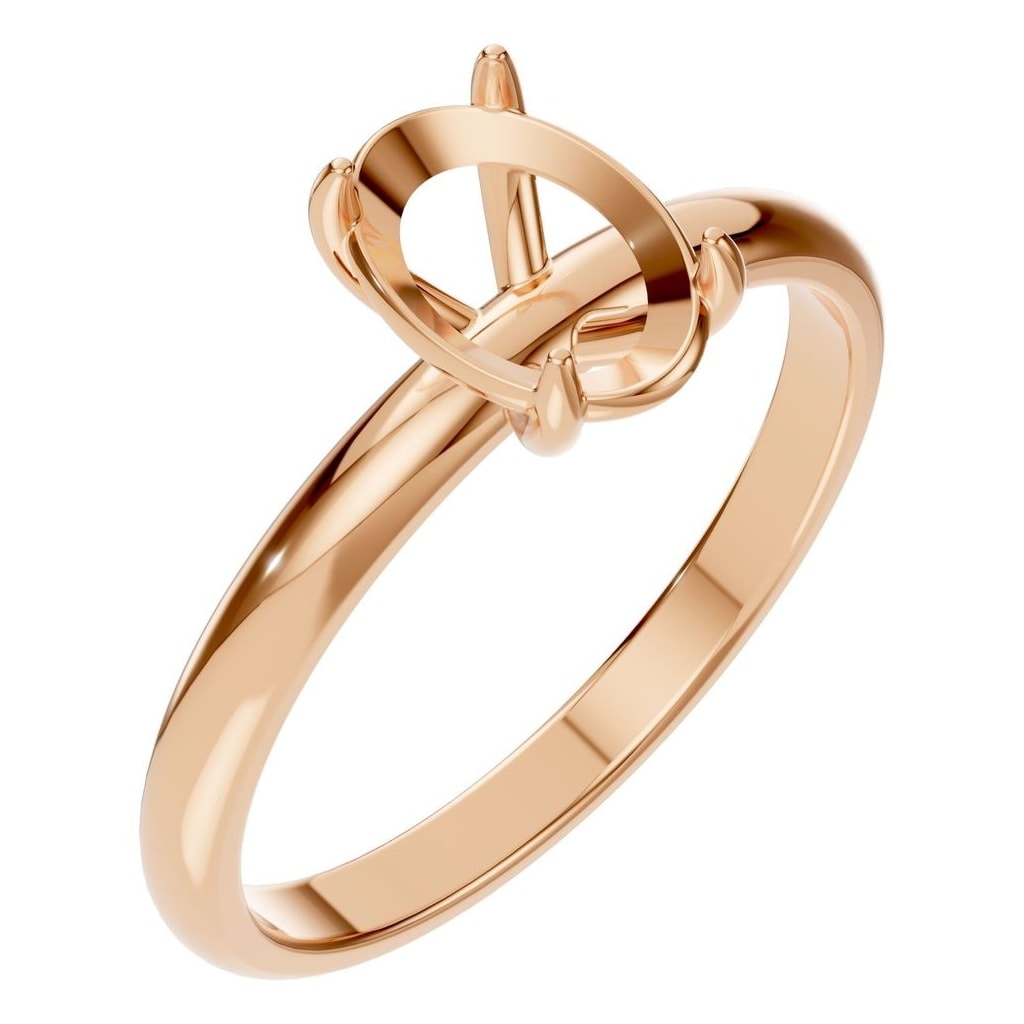 RI-5383 Rose Gold Ring UNSET - Main View