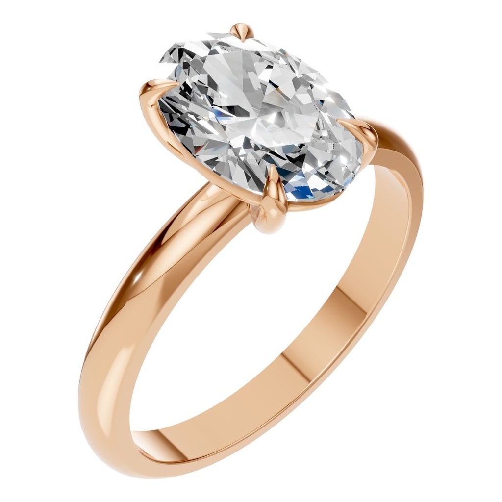 RI-5383 Rose Gold Ring SET - Main View