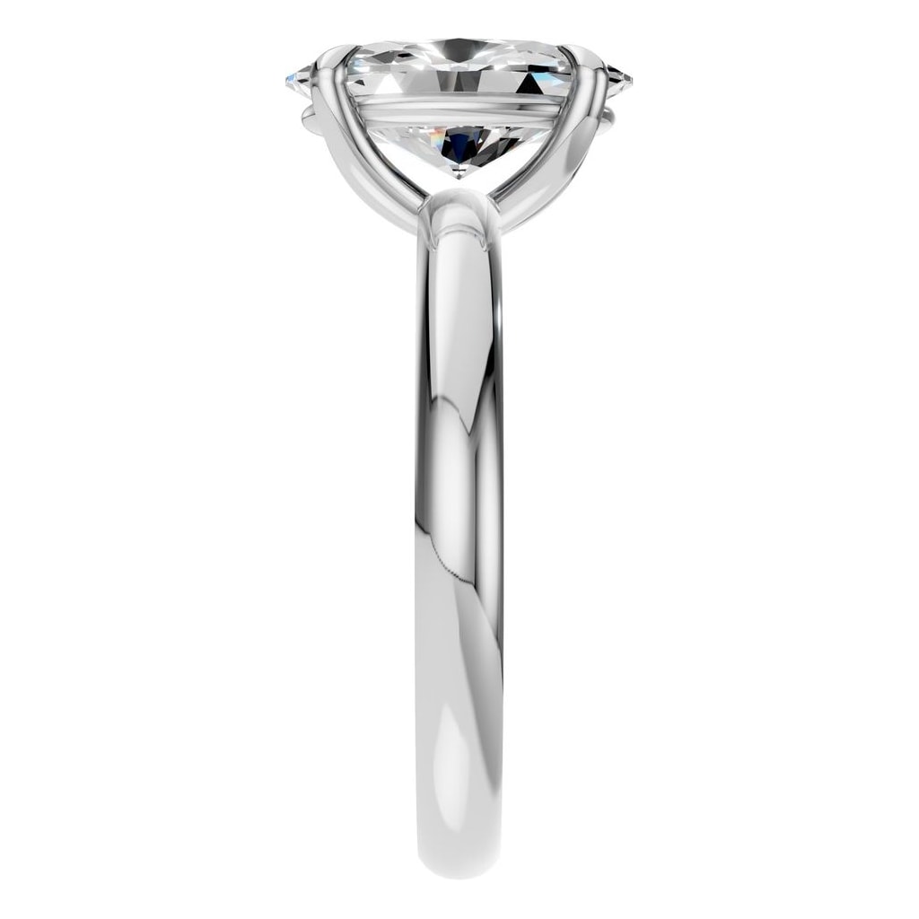 RI-5383 White Gold Ring SET - Side View