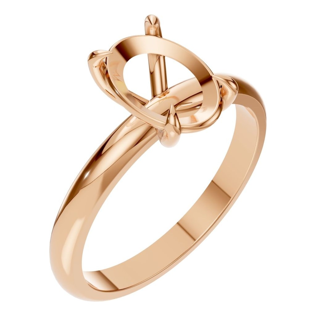 RI-5383 Rose Gold Ring UNSET - Main View