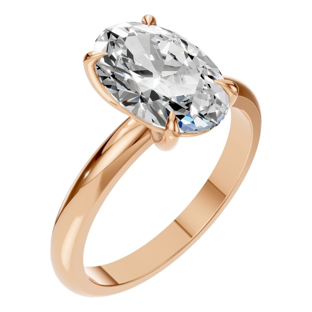 RI-5383 Rose Gold Ring SET - Main View