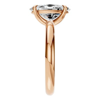 RI-5383 Rose Gold Ring SET - Side View