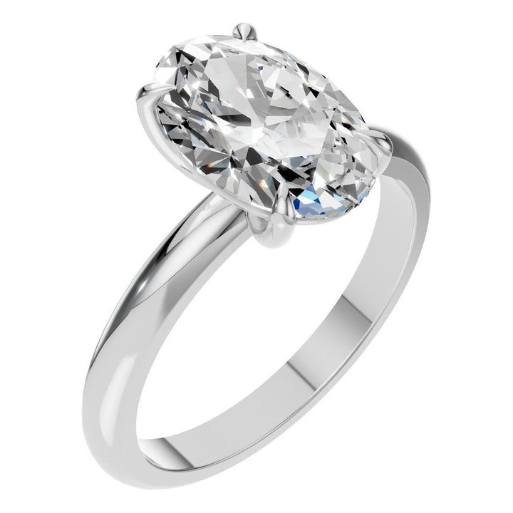 Solitaire Ring Mounting - Oval 11x7mm
