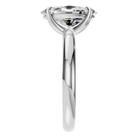 RI-5383 White Gold Ring SET - Side View