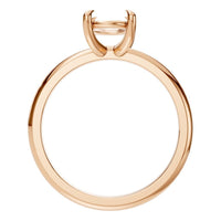 RI-5383 Rose Gold Ring UNSET - Top View