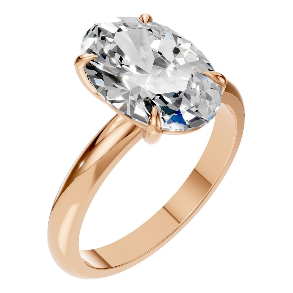 RI-5383 Rose Gold Ring SET - Main View