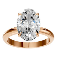 RI-5383 Rose Gold Ring SET - Front View
