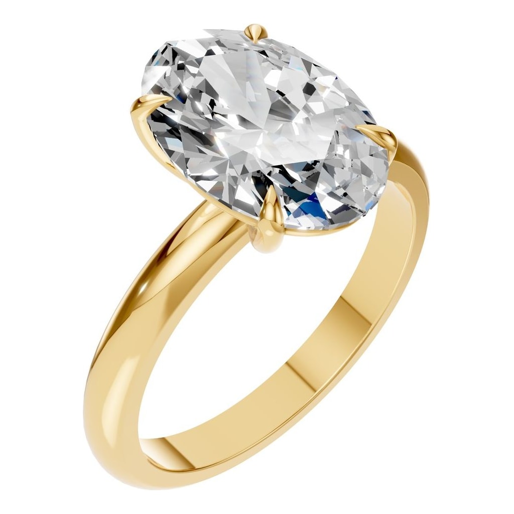 RI-5383 Yellow Gold Ring SET - Main View