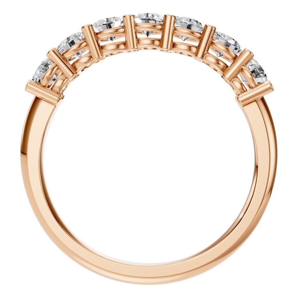 RI-5390 Rose Gold Ring SET - Top View