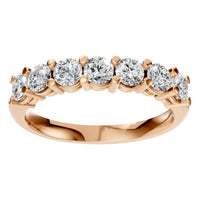 RI-5390 Rose Gold Ring SET - Front View