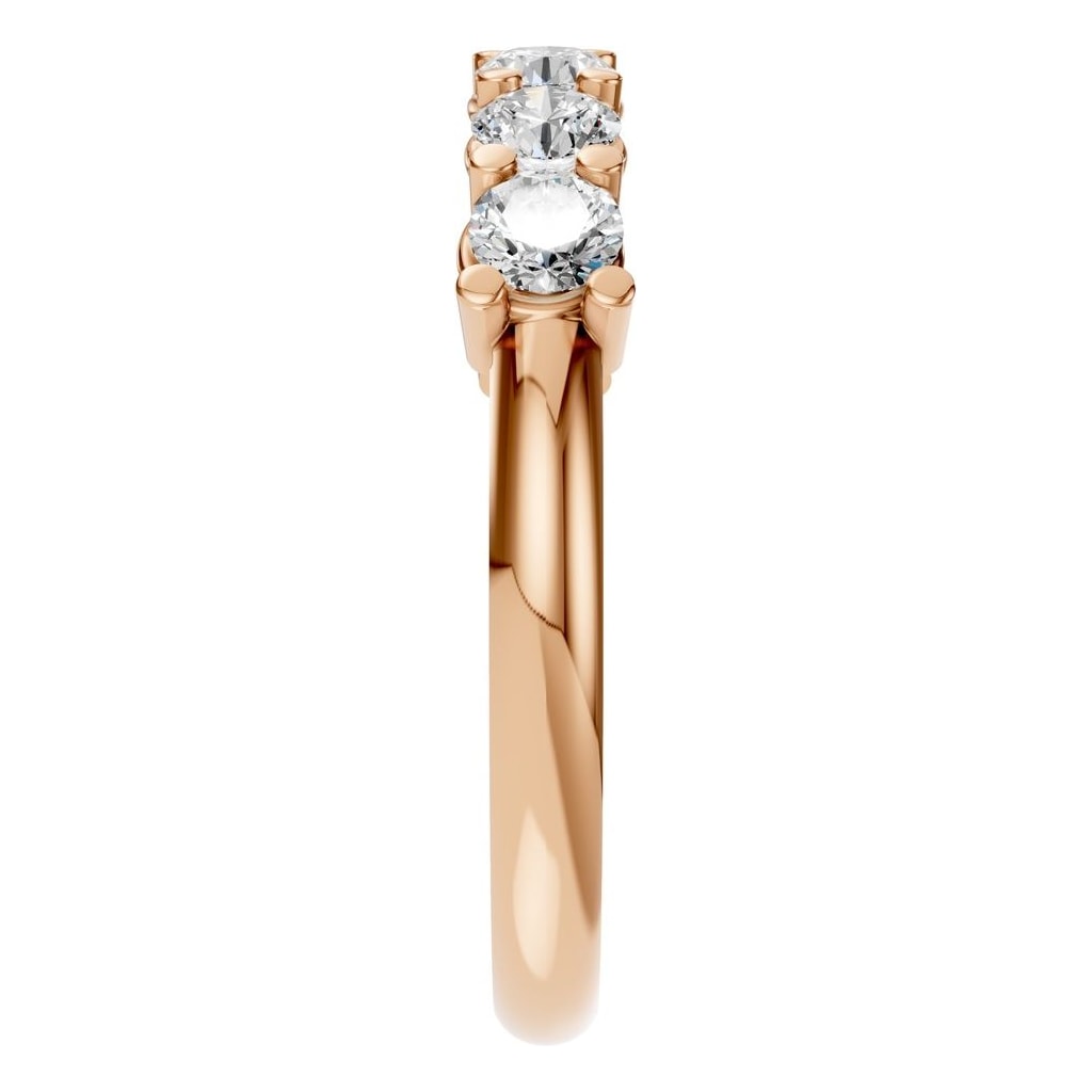 RI-5390 Rose Gold Ring SET - Side View