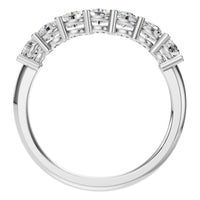 RI-5390 White Gold Ring SET - Top View