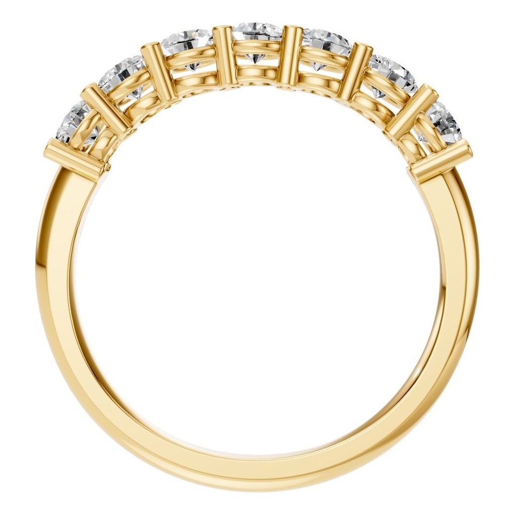RI-5390 Yellow Gold Ring SET - Top View
