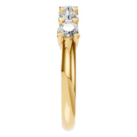 RI-5390 Yellow Gold Ring SET - Side View