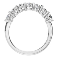 RI-5390 White Gold Ring SET - Top View
