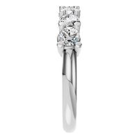 RI-5390 White Gold Ring SET - Side View