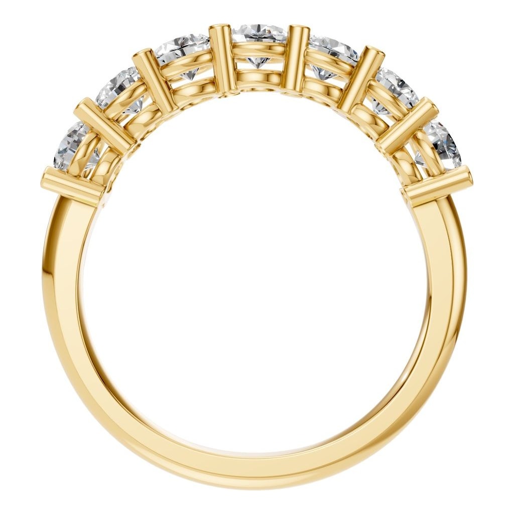 RI-5390 Yellow Gold Ring SET - Top View