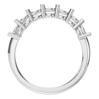 RI-5390 White Gold Ring UNSET - Top View