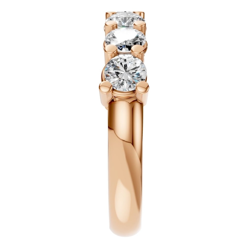 RI-5390 Rose Gold Ring SET - Side View