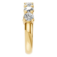 RI-5390 Yellow Gold Ring SET - Side View