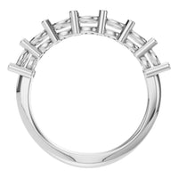 RI-5390 White Gold Ring UNSET - Top View
